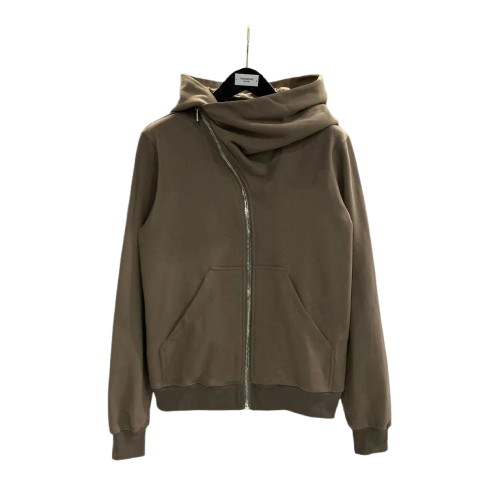 0wen Zip Up Hoodie Brown