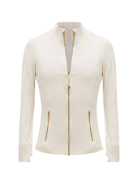 Gold Zipper Ivory LL Jacket