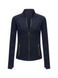 Gold Zipper Navy LL Jacket