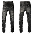 AM Jeans Faded Black Logo