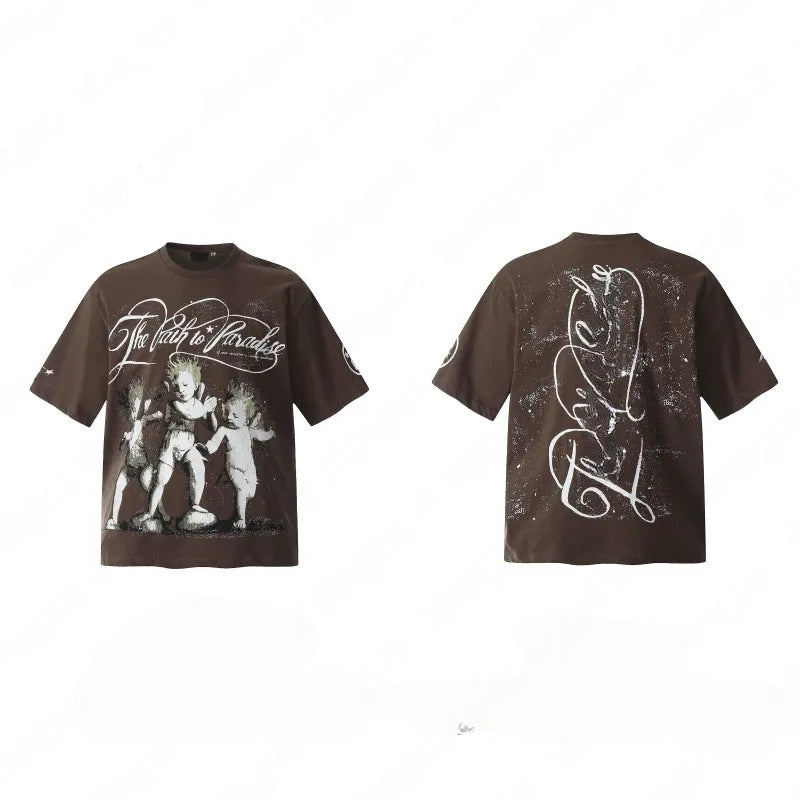 H-S T-Shirt Paradise Brown