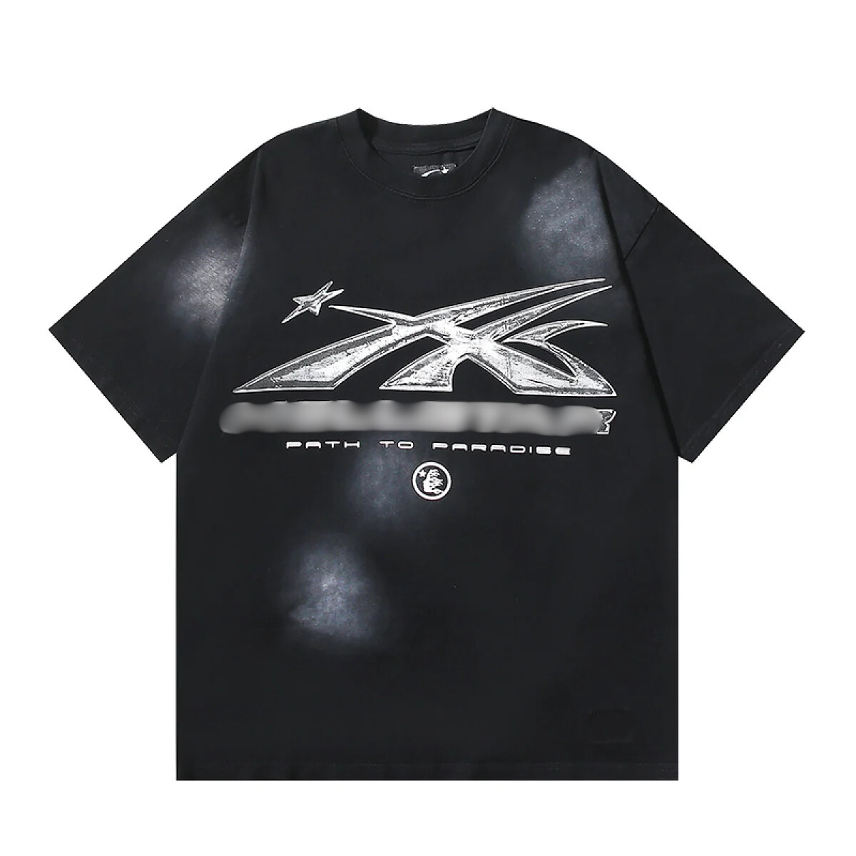 H-S Logo Gel Black T-Shirt
