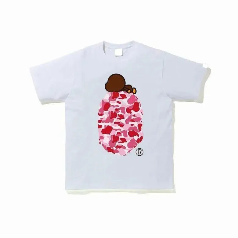 BP T-Shirt White Pink