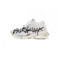Runners White Graffiti