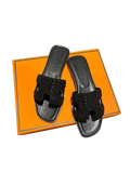 HRMS Sandals Black Sparkle