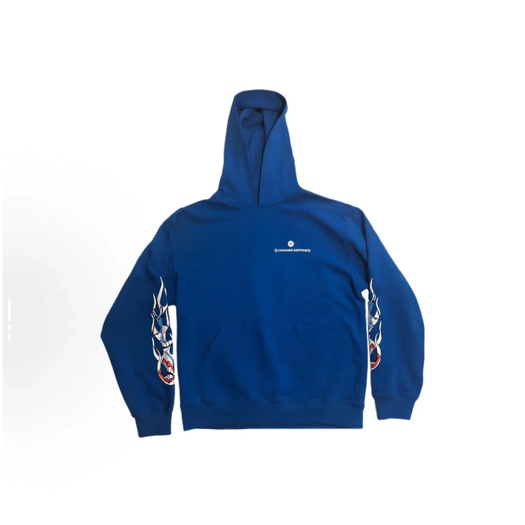 Heart Hoodie M-BOY Blue