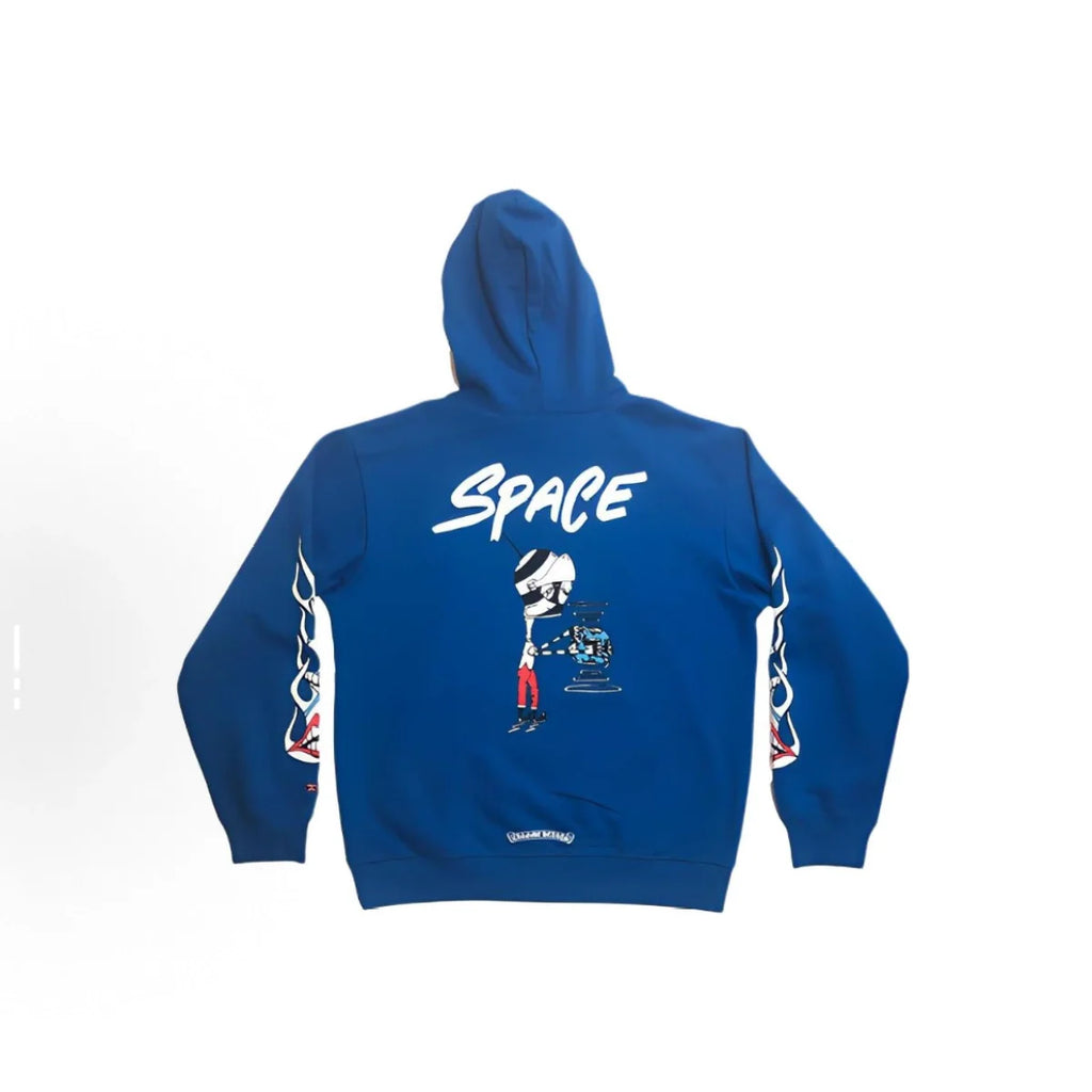 Heart Hoodie M-BOY Blue