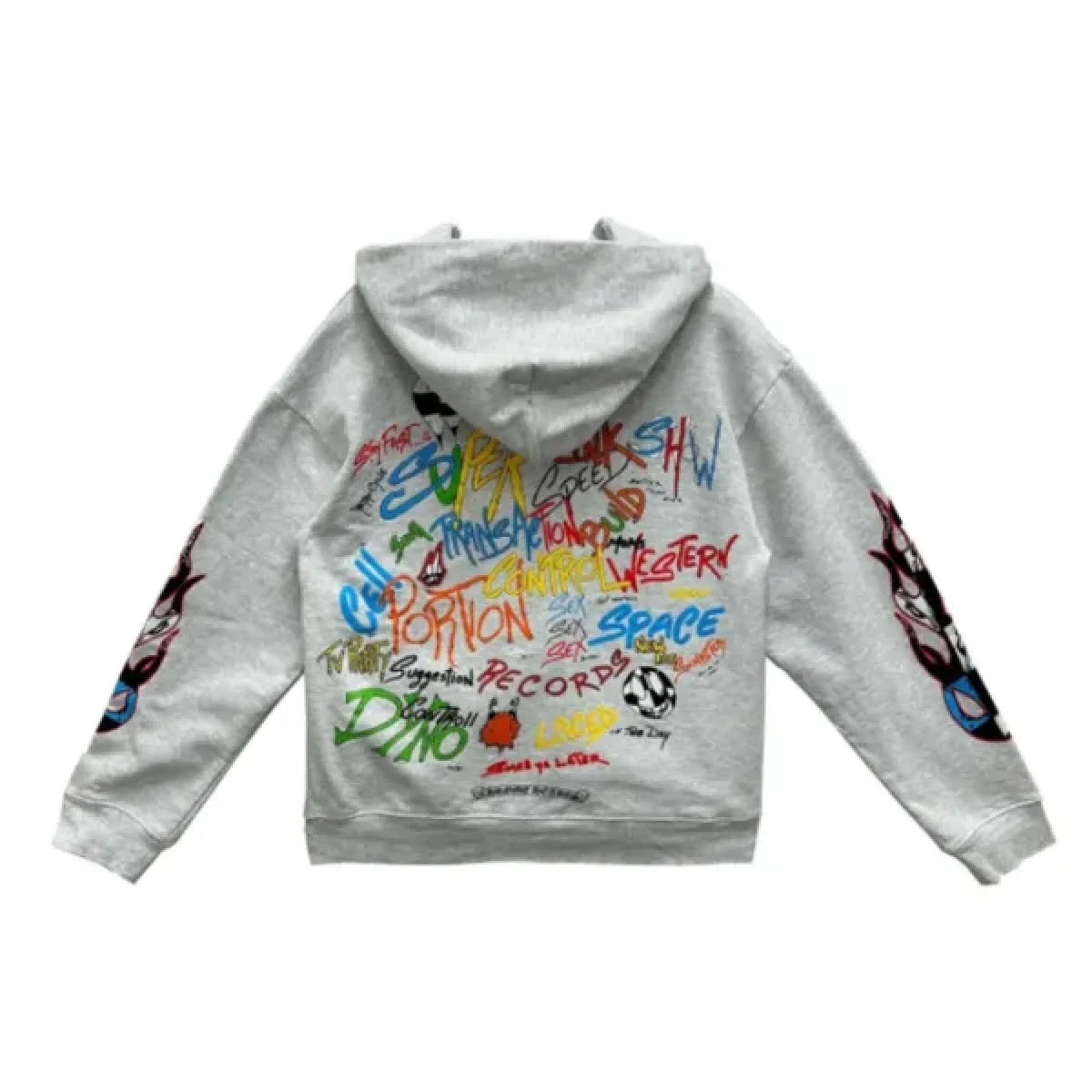 Heart Flame Hoodie M-BOY Heather Grey