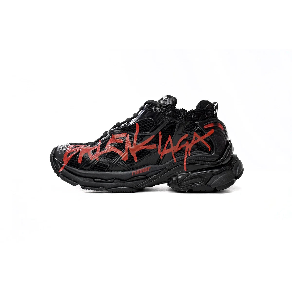 Runners Red Graffiti