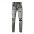AM Jeans Grey/Black Patches