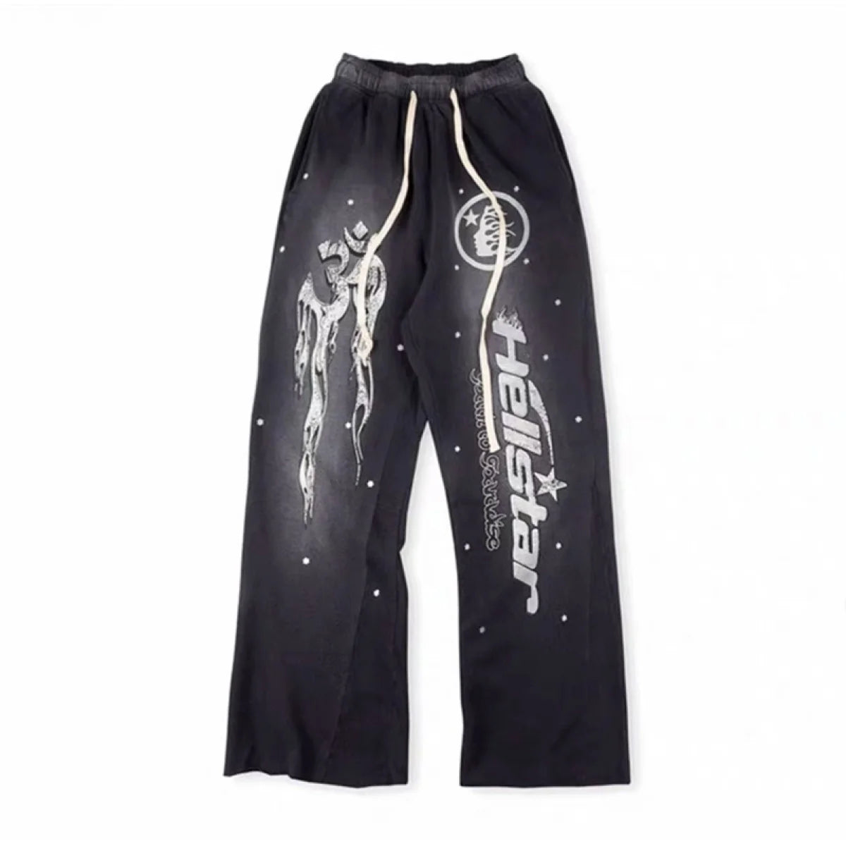 H-S Black Sweatpants