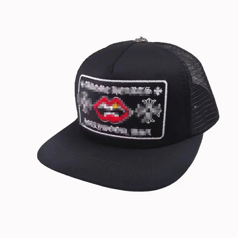 Heart Trucker Hat Black Lips