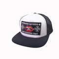 Heart Trucker Hat White Lips
