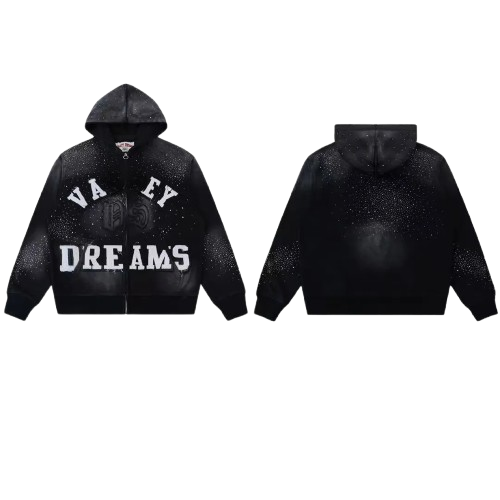 VaIIey Hoodie Rhinestone