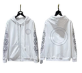 White Chr0me Hoodie